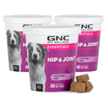 GNC Pets Essentials Digestion Soft Chews for Dogs, Bacon Flavor, 60 Count | Prebiotics, probiotics, and enzymes formula, for digestive support, puppies and adult dogs, reusable jar